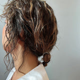 Silver Charm Asymmetry Hair Pony