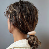 Marble White Stone Hair Pony