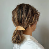 Big Metal Gold Barrette