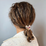Heta Heart Metal Silver Hair Pony