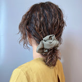 Mushroom Khaki Scrunchie
