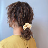 Vanilla Cream Mini Scrunchie