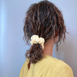 Vanilla Cream Mini Scrunchie