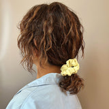 Lemon Sage Mini Scrunchie