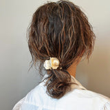 Cream White Big Pearl Hair Clip