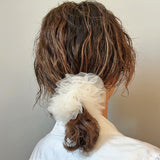White Tutu Frill Scrunchie