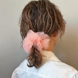 Pink Tutu Frill Scrunchie