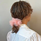 Pink Tutu Frill Scrunchie