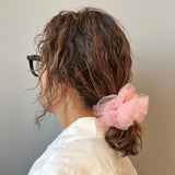 Pink Tutu Frill Scrunchie