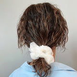 White Veil Organdy Scrunchie