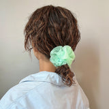 Mint Green Organdy Scrunchie