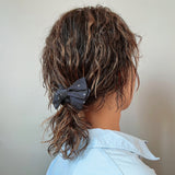 Navy Dot Ribbon Pony