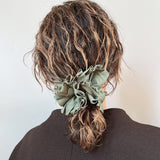 Raffle Olive Khaki Scrunchie