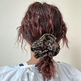 Dark Leopard Scrunchie